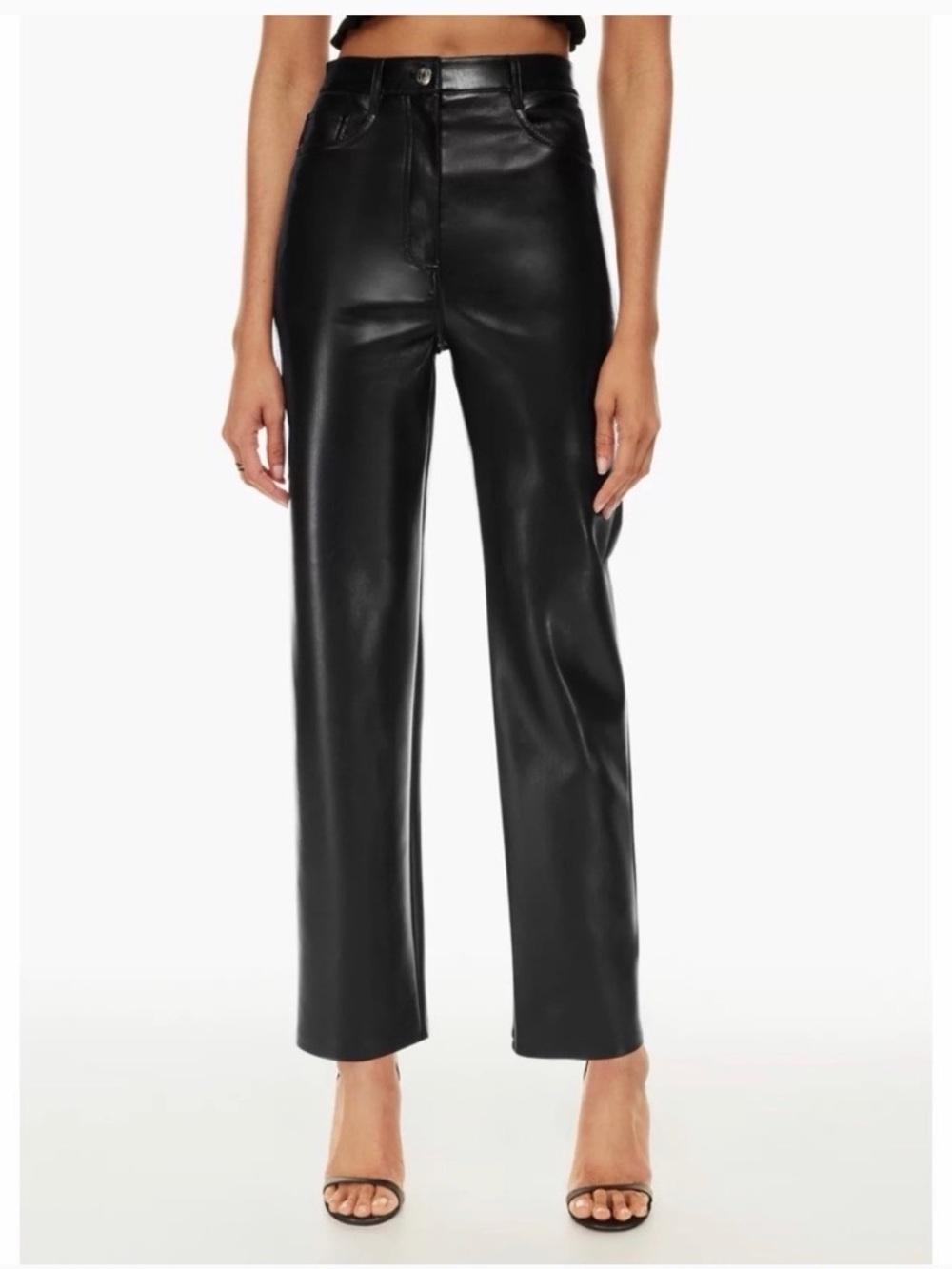 Aritzia Wilfred The Melina Vegan Faux Leather Pants
